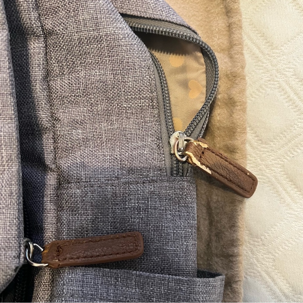 Babymel George Unisex Diaper Backpack in Grey - Picture 11 of 13